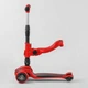 Самокат трехколесный с сиденьем ST-18003 (6) Best Scooter, maxi, складной алюминиевый руль, 3 колеса PU со светом, d=12 см - изображение 3
