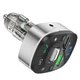 Автомобильный FM-трансмиттер модулятор Hoco FM Launcher E71 Crystal |2USB, QC3.0, 18W/2A, BT5.0/MP3| Black - изображение 5