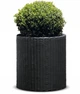 Горшок для цветов Keter Cylinder Large 39L антрацит (17197837) - изображение 1
