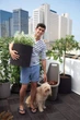 Горшок для цветов Keter Cylinder Large 39L антрацит (17197837) - изображение 8