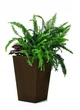 Горшок для цветов Keter Rattan Planter small коричневый (17192300) - изображение 1