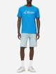 T-shirt s.Oliver 2131935-62D1 XL Niebieski/Zielony (4099973459744) - obraz 3