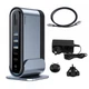 Док-станция USB3.2 Type-C Baseus CAHUB-DG0G 3xHDMI/2xUSB-C/5xUSB/RJ45/SD/TRRS 3.5mm/PD 100W БП 16 in 1 - изображение 3