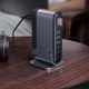 Док-станция USB3.2 Type-C Baseus CAHUB-DG0G 3xHDMI/2xUSB-C/5xUSB/RJ45/SD/TRRS 3.5mm/PD 100W БП 16 in 1 - изображение 11