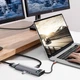 Док-станция USB3.1 Type-C Baseus CAHUB-CU0G USB-C Power Delivery 100W/HDMI 4K 30Hz/VGA/USB3.2/RJ45/SD TF 9in1 Grey - изображение 10