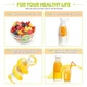 Портативный блендер бутылка A-plus Mini Juice 380 ML для приготовления смузи, коктейлей USB Белый - изображение 9