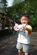 Детский фотоаппарат-генератор Bubble Camera для мыльных пузырей Зайчик - изображение 9