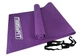 Коврик для йоги и фитнеса (йога мат) EasyFit ПВХ (PVC) 173х61см толщина 6мм фиолетовый - изображение 1