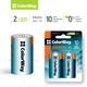 Батарейки ColorWay Alkaline Power щелочные D/LR20 (2 шт.) blister (CW-BALR20-2BL) - изображение 2