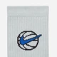 Набір чоловічих шкарпеток високих Nike U Nk Ed Crew Bball 144 DA2123-900 46-50 3 пари Світло-голубий/Синій/Бірюзовий (196153803879) - зображення 4