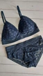 Комплект нижнего белья бюстгальтер бралет и трусики New Style S/M синий (2-209) - изображение 6