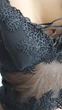 Комплект нижнего белья удлиненный топ и трусики New Style S/M черный (2-208) - изображение 4