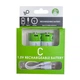 Комплект: 2 шт аккумулятор-батарейка тип C (R14) 1,5В - с разъемом TYPE-C Smartools 5000 mwh + кабель TYPE-C - изображение 1