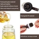 Емкость для масла 2в1 с силиконовой кисточкой Flora Oil Dispenser Bottle стеклянная бутылка диспенсер с ручкой 550мл Brown - изображение 4