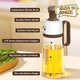 Емкость для масла 2в1 с силиконовой кисточкой Flora Oil Dispenser Bottle стеклянная бутылка диспенсер с ручкой 550мл Brown - изображение 8