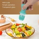Емкость для масла 2в1 с силиконовой кисточкой Flora Oil Dispenser Bottle стеклянная бутылка диспенсер с ручкой 550мл Blue - изображение 8