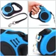 Автоматичний повідець рулетка Berry Retractable Dog Leash №2 для собак та котів 3 метри з кнопкою фіксатором Blue - зображення 3