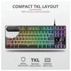 Клавіатура Trust GXT 833 Thado TKL USB Black (23724_TRUST) - зображення 5