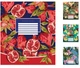 Зошити учнівські формату А5 18 клітинка. 1В Floral series, 25 шт. в упаковці - зображення 2
