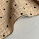 Муслиновая пеленка большая 120x120 см двухслойная хлопковая для новорожденных для пеленания в роддом детская пеленка-плед жатка многослойная для кроватки, коляски и купания для девочки и мальчика Шоколадные точки Anny.Home - изображение 5