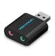 Внешняя звуковая карта Vention USB 2 в 1 (VAB-S17-BK) - изображение 1