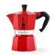 Гейзерна кавоварка Bialetti Moka Express на 6 чашок (270 мл) червона - зображення 1