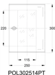 Шафа IDE з поліестеру 300 x 250 x 140 мм IP67 (POL302514) - зображення 12