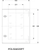 Шафа IDE GLASS з поліестеру 600 x 500 x 230 мм IP66 (POL605023) - зображення 6