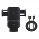 Холдер Baseus Wisdom Auto Alignment Car Mount Wireless Charger（QI 15W）(Air Outlet base） Black - изображение 4