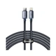 Кабель Baseus Crystal Shine Series Fast Charging Data Cable Type-C to Lightning 20W 2m Black - зображення 1