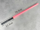 Світловий меч WANARICO RGB із металевою ручкою чорний (1012-073-00) - зображення 4