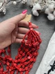 Украинское деревянное ожерелье кораллы красное Плотник ID-9176-00 - изображение 3