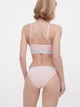 Комплект (топ + трусики-бикини) Apriori Bralette Tanga AU-200220 XS Нежно-розовый (ROZ6400175705) - изображение 2