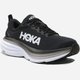 Жіночі кросівки для бігу HOKA ONE ONE Bondi 8 1127952-BWHT 37.5 (6US) 23 см Чорний/Білий (195719637637) - зображення 3