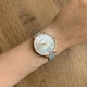 Женские часы Curren Blanche с цветами искусственная кожа Голубой (z009-3) - изображение 2
