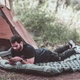Двухместный надувной каремат Homful туристический с двумя подушками Зеленый (1012-426-01) - изображение 2