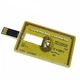 Флешка USB BauTech 128GB банковская карта Золотой (1012-439-01) - изображение 5