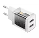 Зарядний пристрій Baseus 2хUSB 10.5W Compact White (CCXJ010202) - зображення 6