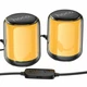 Портативна колонка Bluetooth з RGB підсвічуванням HOCO BS56 Colorful BT Wired 2-in-1 Computer Speaker Дротовий та бездротовий режим Black - зображення 5