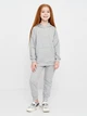 Подростковый спортивный костюм (худи + штаны) для девочки Smile Time Real SX3-45-2-2 140 см Серый меланж (st_2000000134567) - изображение 1