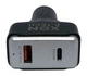 Автомобільний зарядний пристрій XON MaxCharge Type-C 87.5W (Type-C PD65 + Type-A 15V/1.5A) Black (SC42CL6W1B 3524) - зображення 4