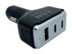 Автомобільний зарядний пристрій XON MaxCharge Type-C 82.5W (2 x Type-C PD30 + Type-A 15V/1.5A) Black (CM1A2C82WB 3500) - зображення 3