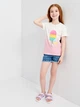 Детская футболка для девочки Minoti Cotton 2 38210JNR 98-104 см Разноцветная (5063025026276) - изображение 3