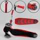 Самокат трехколесный складной Y-00325 Best Scooter красный - изображение 4