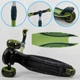 Самокат трехколесный Best Scooter, складной алюминиевый руль, 3 колеса PU со светом, d=12 см, С-04909 - изображение 5