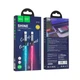 Кабель з підсвіткою Type-C - Lightning Hoco U112 Shine PD charging data cable 20W 1m - зображення 6