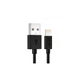 Дата кабель USB 2.0 AM to Lightning 1.8m 2.1A MFI Black Choetech (IP0027-BK) - изображение 1