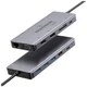Порт-реплікатор TECNOWARE Dock Station USB TYPE-C 13 in 1 Adapter HUB (FHUB17692) - зображення 2