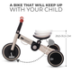 Триколісний велосипед KinderKraft 4TRIKE 3 в 1 Silver Grey (5902533922413) (KR4TRI22GRY0000) - зображення 15