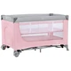 Ліжечко Kinderkraft манеж Leody Pink (5902533917983) - зображення 1